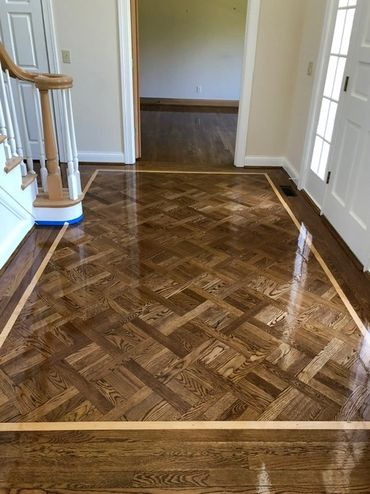 craftsman custom entry floor