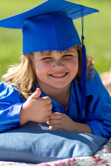 Kindergarten Grad in Cap