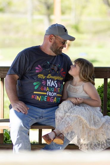 Father and Daughter Chatting