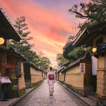 Kyoto is the cultural heart of Japan, where ancient temples and traditional wooden streets meet calm