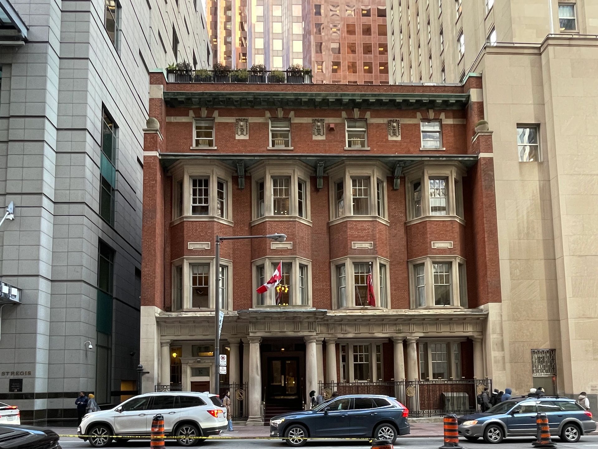 A heritage style commercial building.