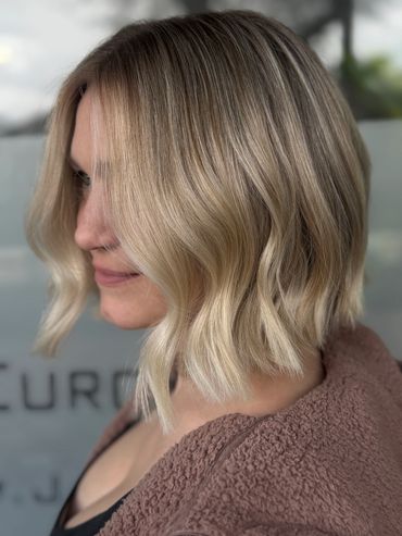 Quinn Salon- Balayage Colour and Cut Blonde Hair