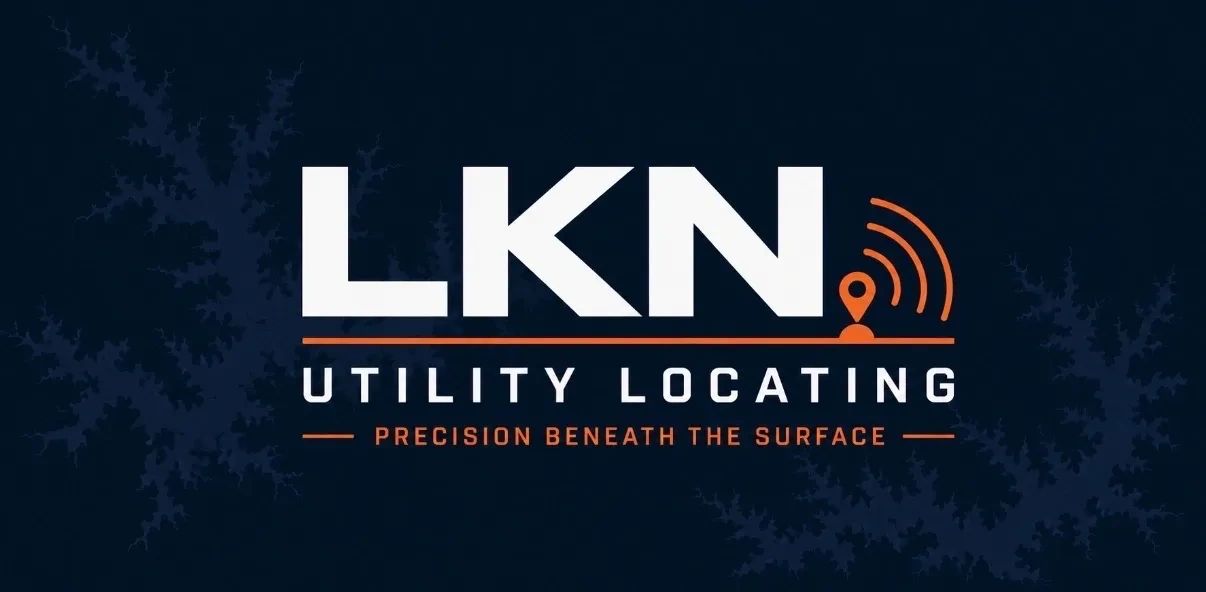 LKN Utility Locating logo with tagline Precision Beneath The Surface.
