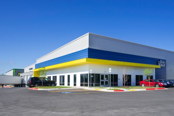 industrial warehouse, shipping facility, shipping and receiving bays, logistics