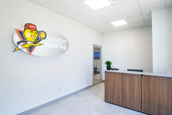 interior office space, modern lobby, bright interior