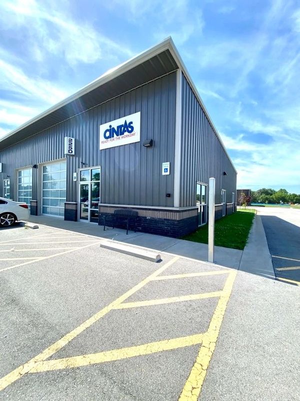 industrial office, shipping container, tenant infill, cintas, garage doors