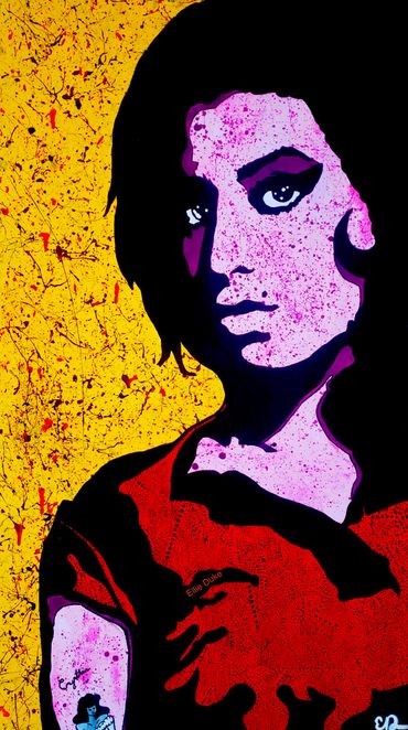 Amy Winehouse
2017 art portrait singer
Acrylic and Watercolor on Canvas