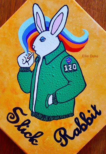 Slick Rabbit / Grace Slick / White Rabbit / Jefferson Airplane / Art
2018
Acrylic on Canvas