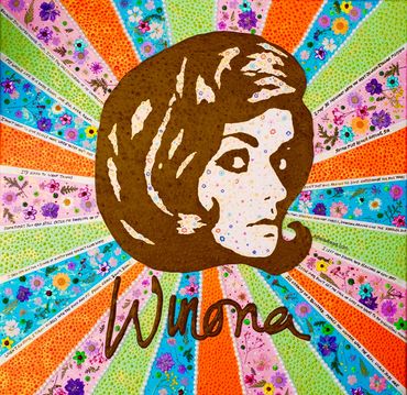 Winona Ryder free Winona painting poster logo