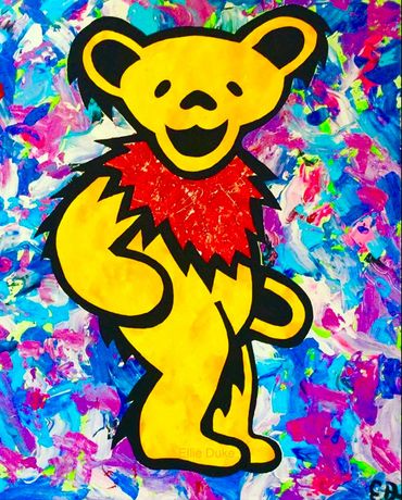 Grateful Dead / Dead and Company /
Jerry Garcia / Dancing Bear / art
2018
Acrylic on Canvas
