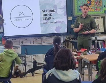 A Schools Home Guard session.