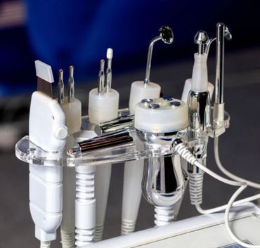 We offer RF, LED Light & Microcurrent  Treatments