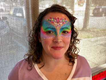 Susie Q Face Painting for birthday parties & company events! MLRmagic.com