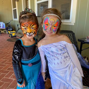 Susie Q Face Painting for birthday parties & company events! MLRmagic.com