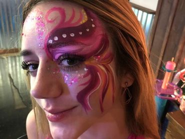 Susie Q Face Painting for birthday parties & company events! MLRmagic.com