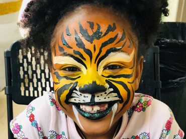 Susie Q Face Painting for birthday parties & company events! MLRmagic.com