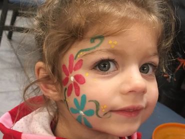 Susie Q Face Painting for birthday parties & company events! MLRmagic.com