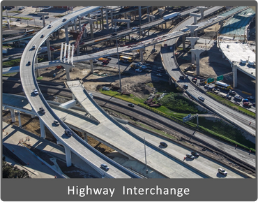 Freeway bridge and road interchange project