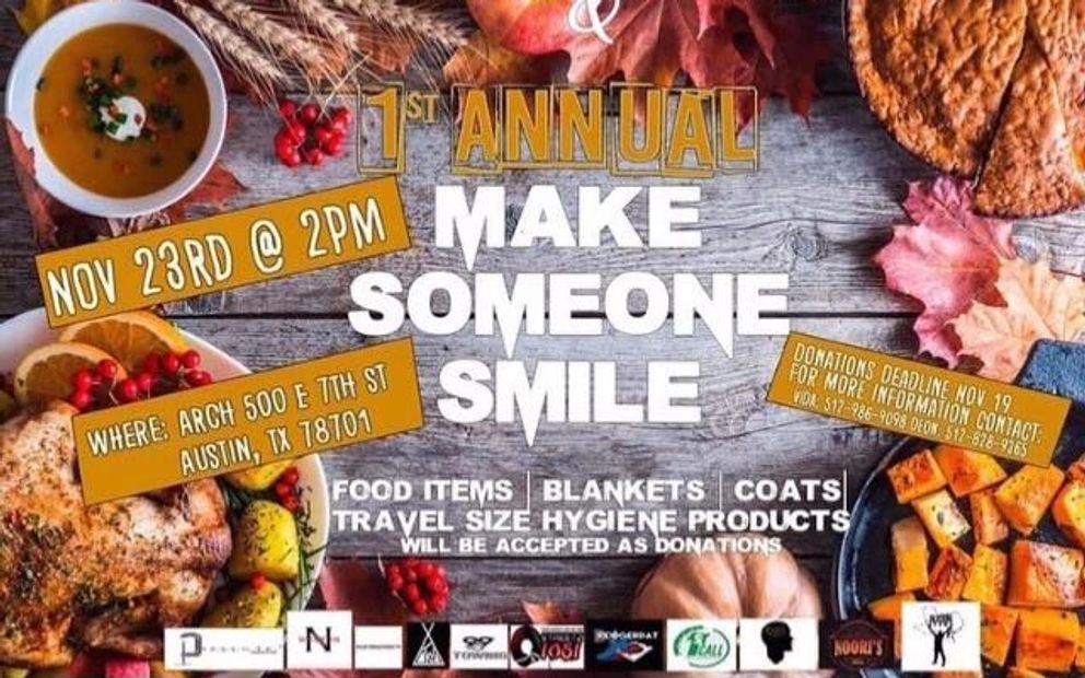 Tribe Mafia From Austin TX Donates clothes, food money to homeless. Austin resourse homeless center