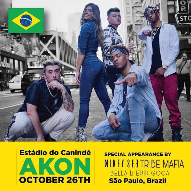 Tribe Mafia Performs in SAO PAOLO BRAZIL WITH "AKON" "Tribe Mafia and AKON" "Tribe MAfia BRazil Like
