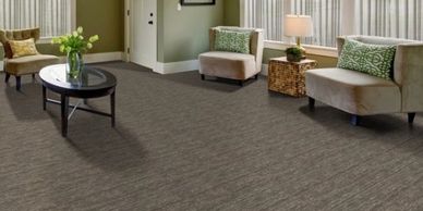 Low profile durable carpet
