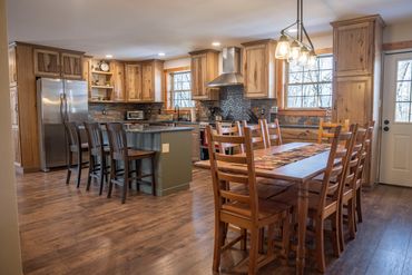 Newly renovated kitchen and dining area