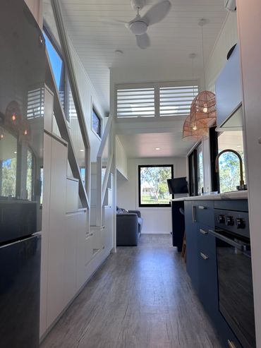 A view down the hallway