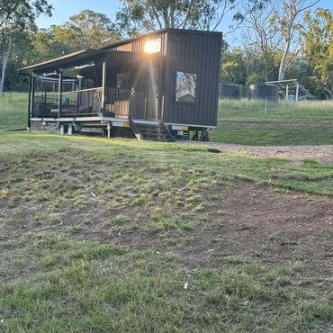 Luxury tiny home with large yard