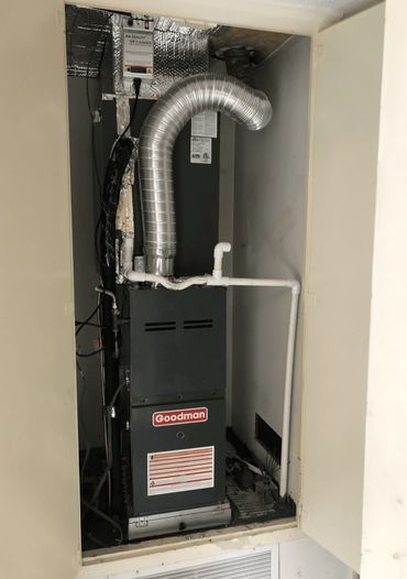 Goodman Mid-Efficient Furnace and AC Installation
