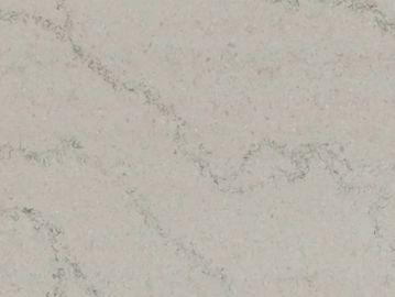Light gray marble surface with subtle darker veins.