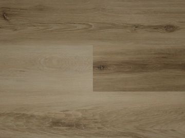Wooden floorboards with varying shades of brown and beige.