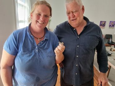 Happy customers from our sand casting course.