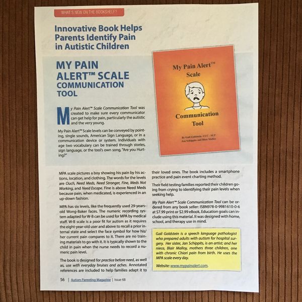 Unsolicited Review of original MPASCT book published in Building Blocks Special Needs Magazine