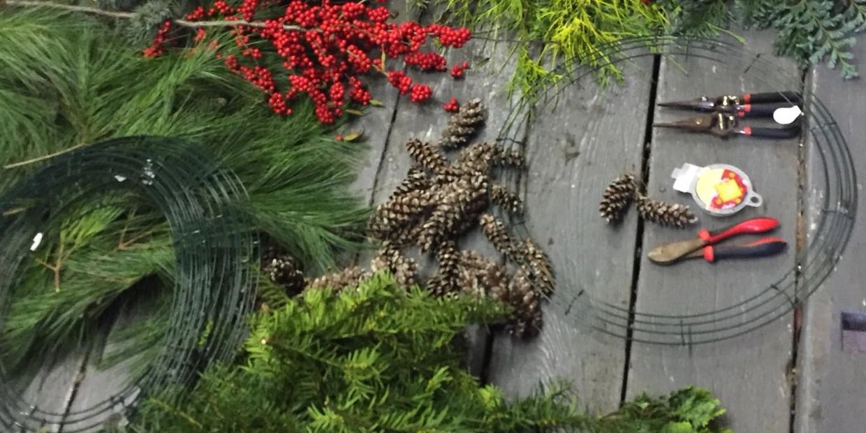 Christmas Wreath supplies