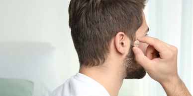 Discreet hearing aids.