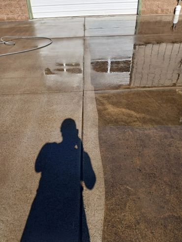 concrete pressure washing