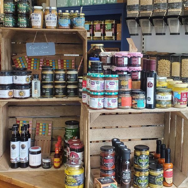 A collection of different condiments and sauces that can be found in store