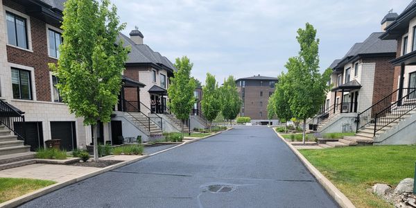 Scellant d'asphalte commerciale et réparation d'asphalte