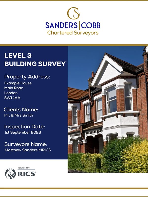 Level 3 - Building Survey.