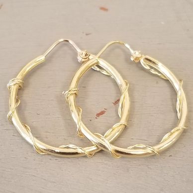 golden hoops