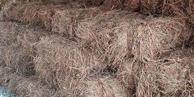 pine straw, pine bales, bulk pine straw, hay bales, landscaping straw, straw mulch