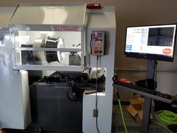 CNC Machine resurfacing a wheel