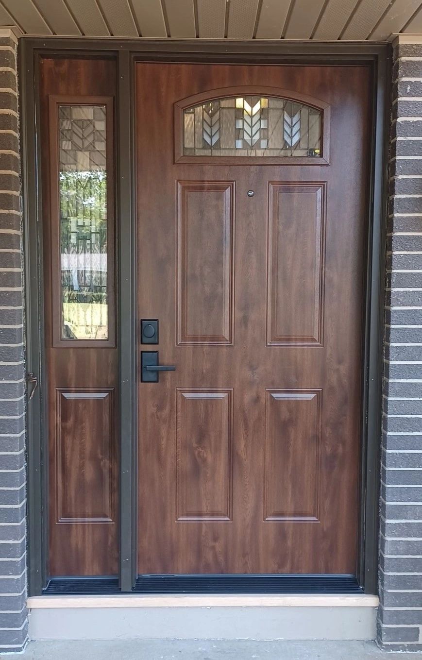 Green Bay Door Installers Installed this Exterior Entry Door In Green Bay WI