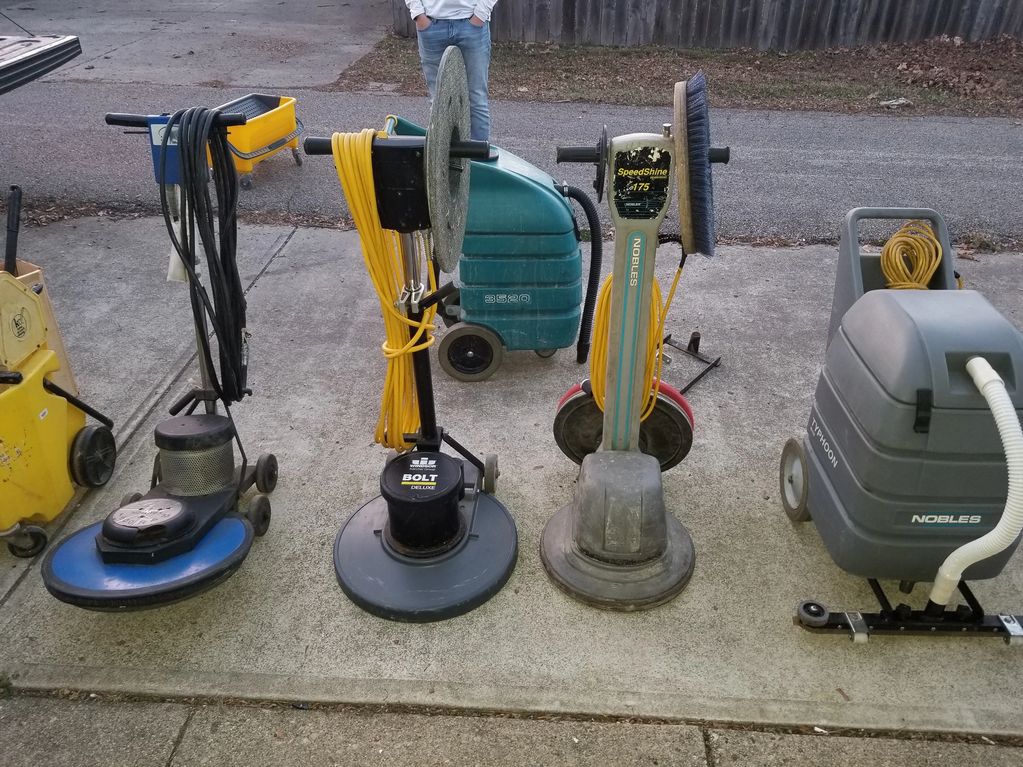 Commercial floor care equipment