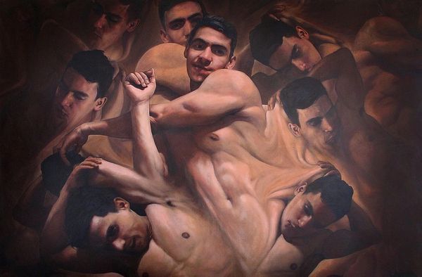 "The Transfiguration" 
Acrylic on canvas, 24"x36", 2023.