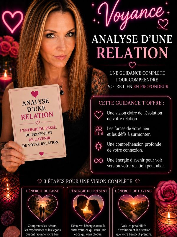Voyance pour analyser et comprendre une relation en profondeur.