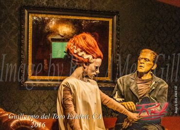 Image by Rich Gill (Rich AMeN Gill), LACMA, 2016, Guillermo Del Toro Exhibit, Frankenstein, Bride