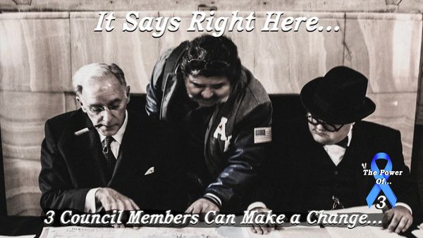 Rich Gill for City Council 2020, Power of 3, Franklin Rosevelt, Churchill, Actors, Call to Action