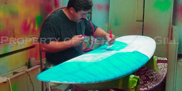 #Surfboards #AirBrushArt #RichGillDesigns #USMilitarySurfingInvitational #Hawaii #Oahu