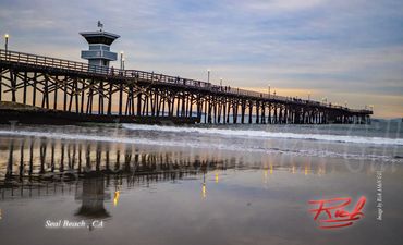 Photography by Richard Gill, Seal Beach, Discover the Piers of Southern California,
Orange County.